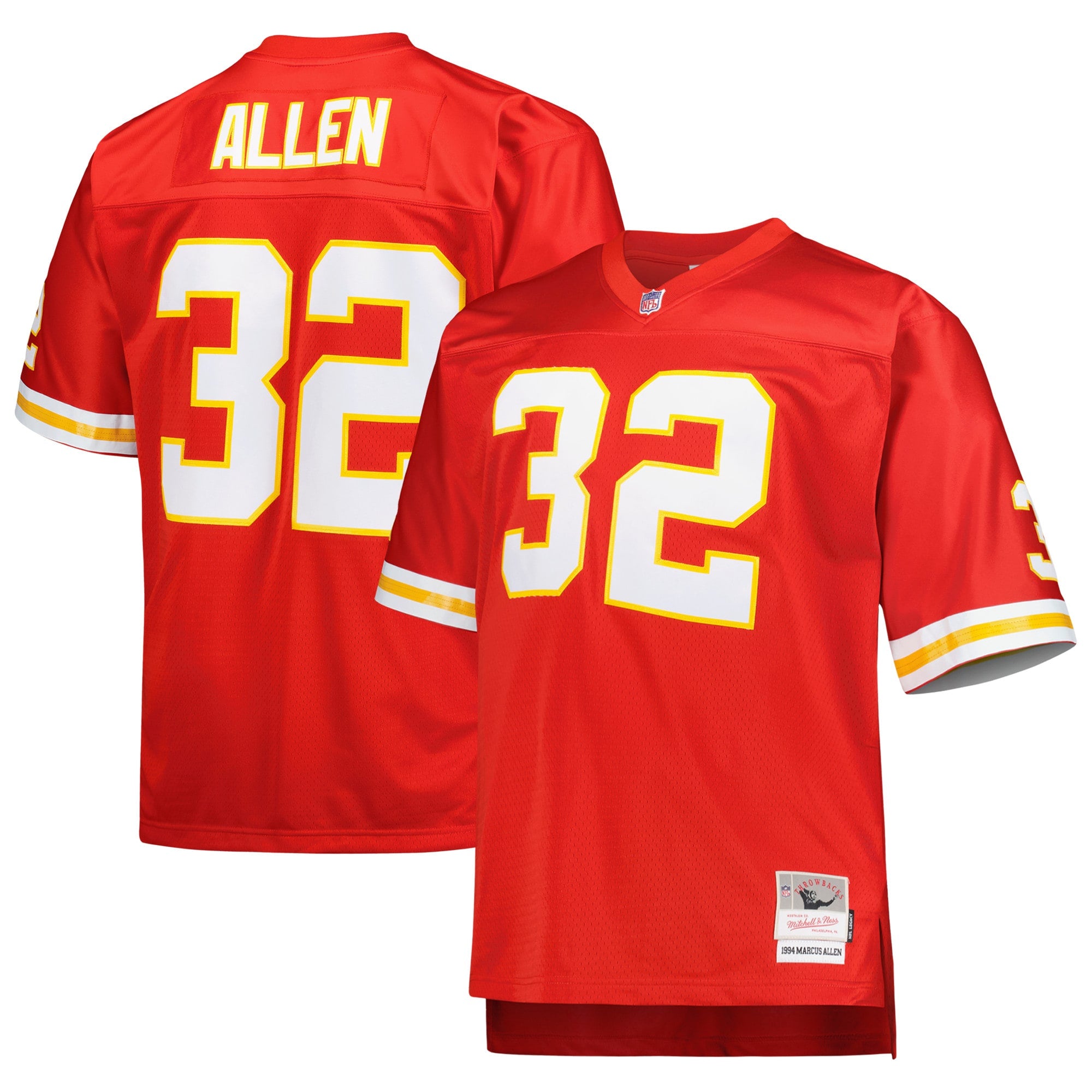 Marcus Allen Kansas City Chiefs Mitchell   Ness Big   Tall 1994 Retired Player Replica Jersey   Red