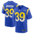 Men s Nike Quindell Johnson Royal Los Angeles Rams Home Game Jersey
