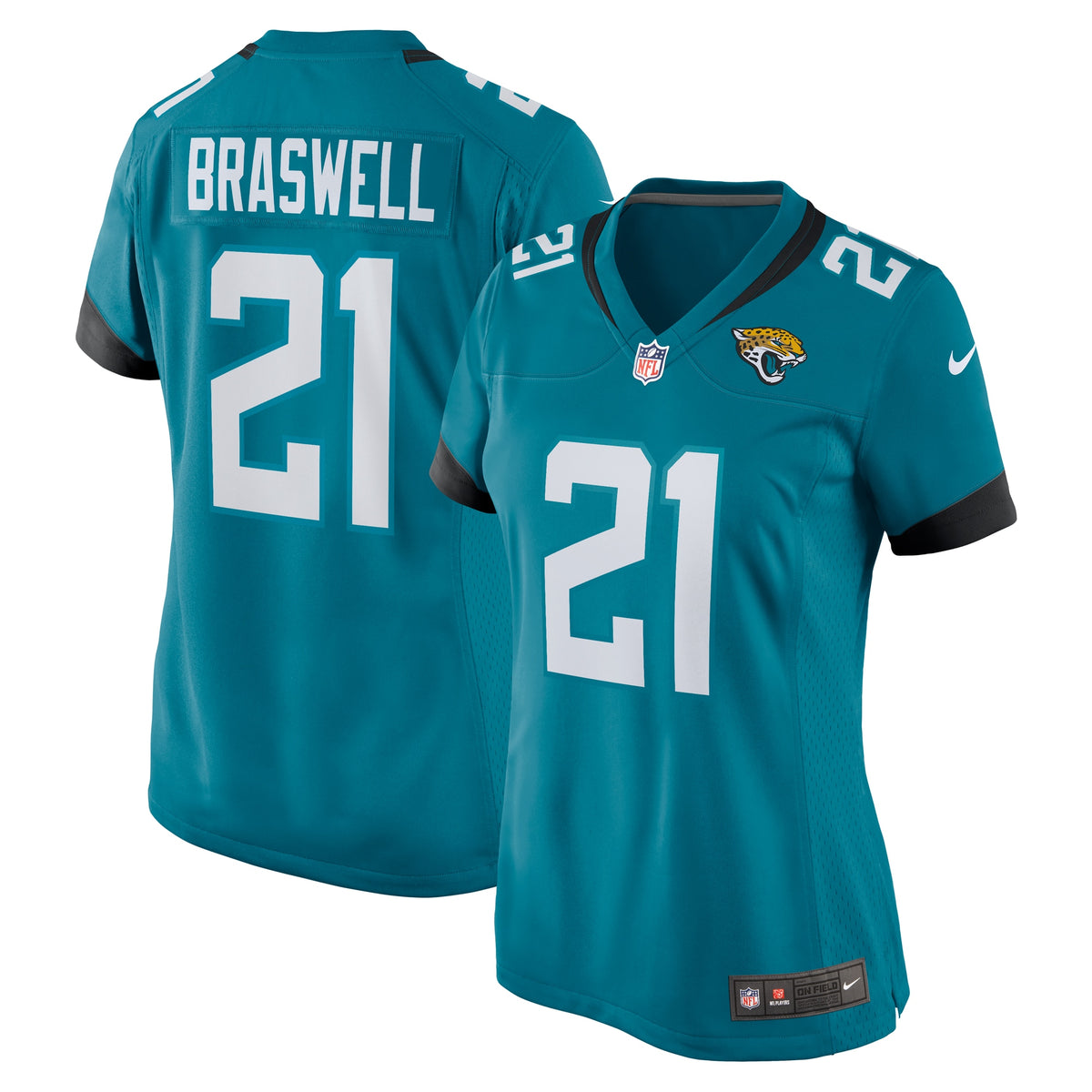Christian Braswell Jacksonville Jaguars Nike Women s Team Game Jersey    Teal
