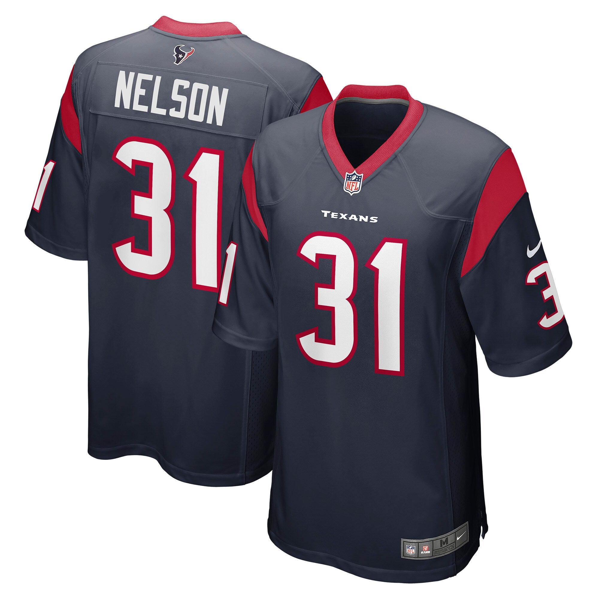 Steven Nelson Houston Texans Nike Game Jersey   Navy