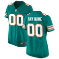 Miami Dolphins Nike Women s Alternate Custom Game Jersey   Aqua