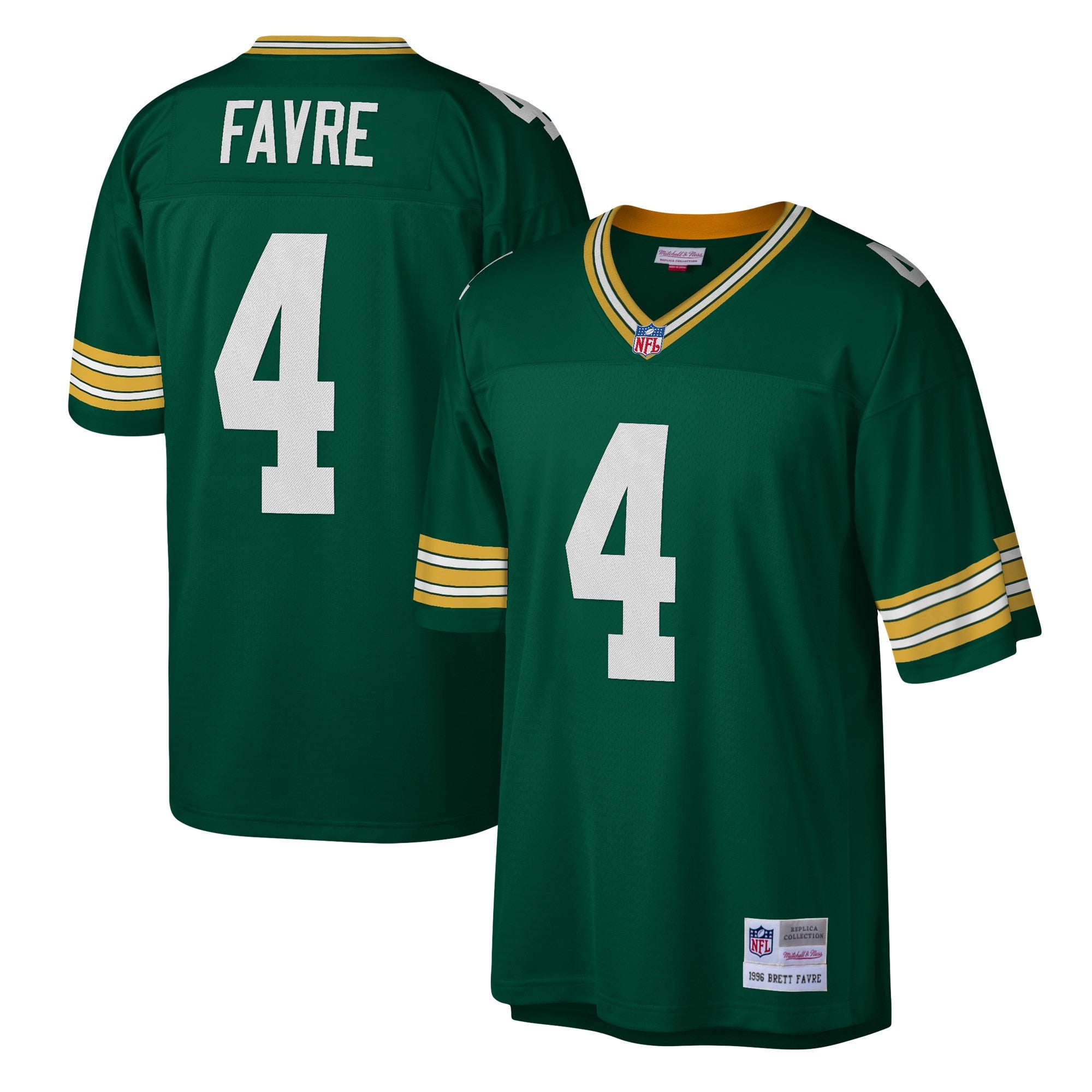 Brett Favre Green Bay Packers Mitchell   Ness Legacy Replica Jersey   Green