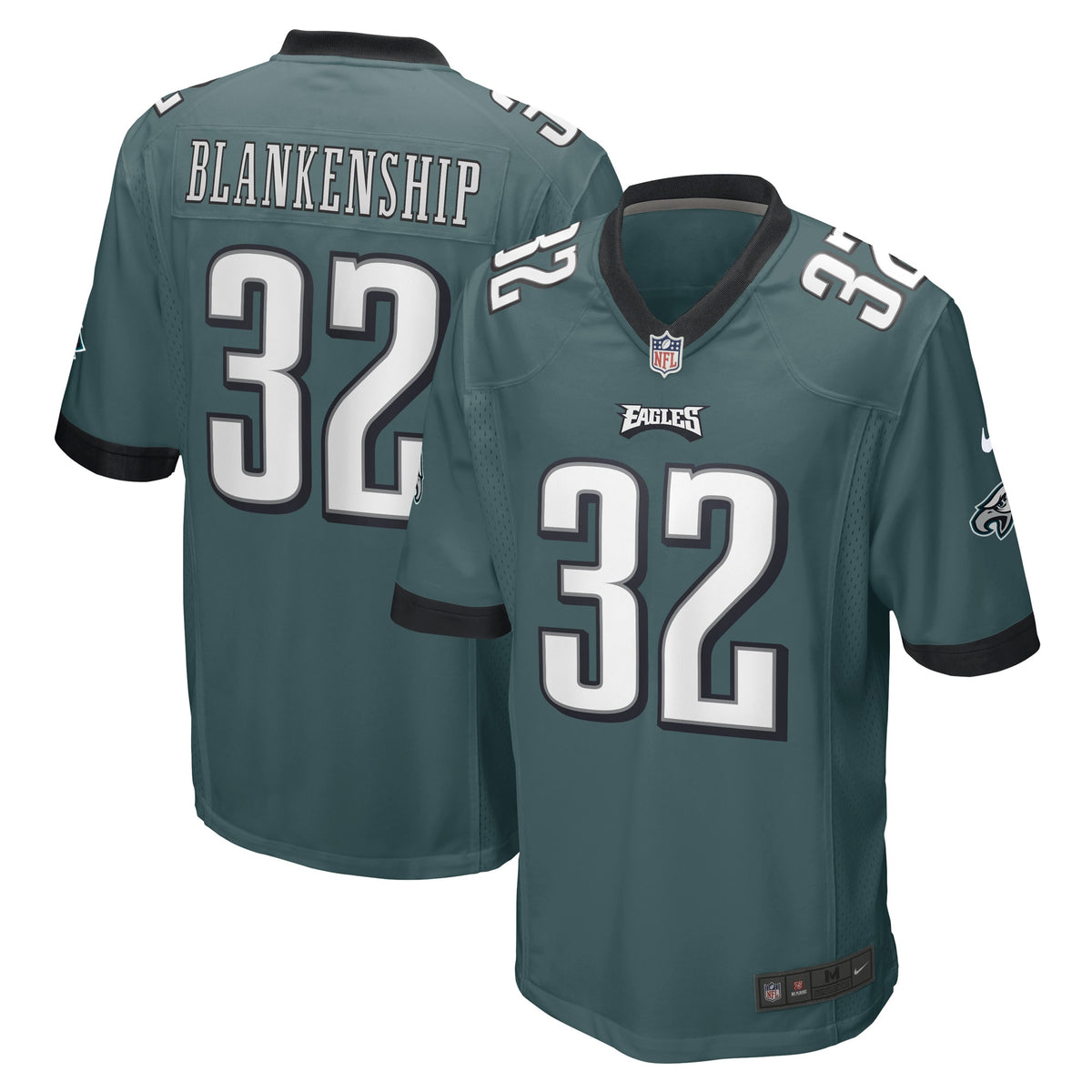 Reed Blankenship Philadelphia Eagles Nike Game Player Jersey   Midnight Green
