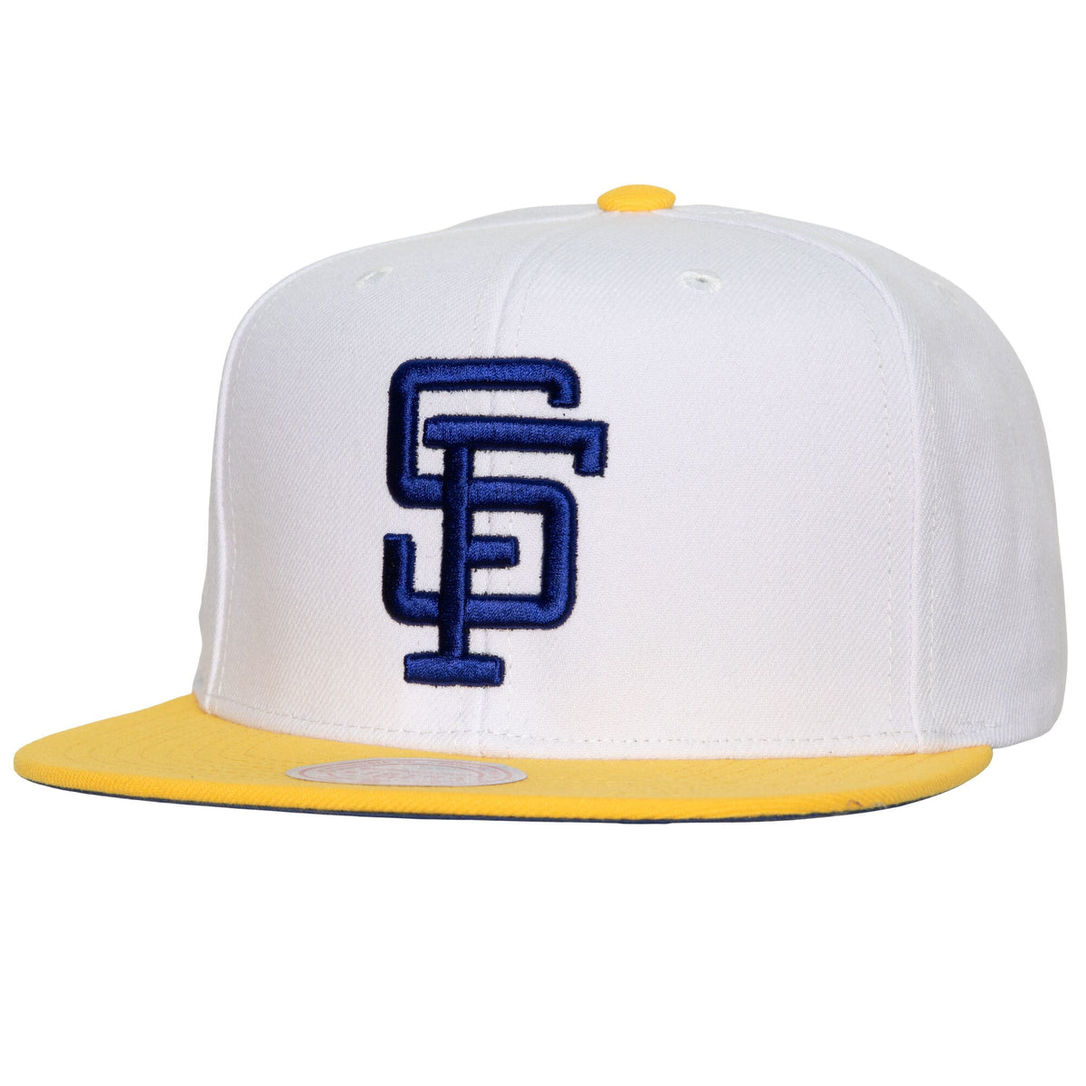 San Francisco Giants Mitchell & Ness Hometown Snapback Hat - White/Yellow