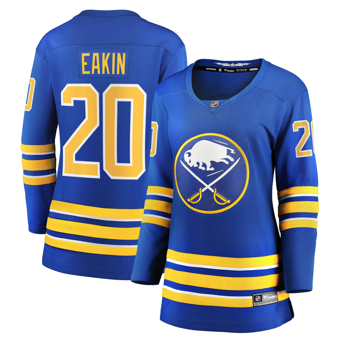 Women's Fanatics Branded Cody Eakin Royal Buffalo Sabres Home Breakaway Jersey