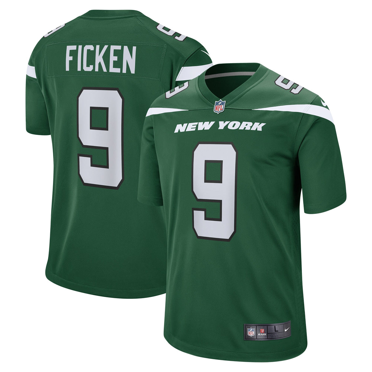 Sam Ficken New York Jets Nike Game Jersey   Gotham Green