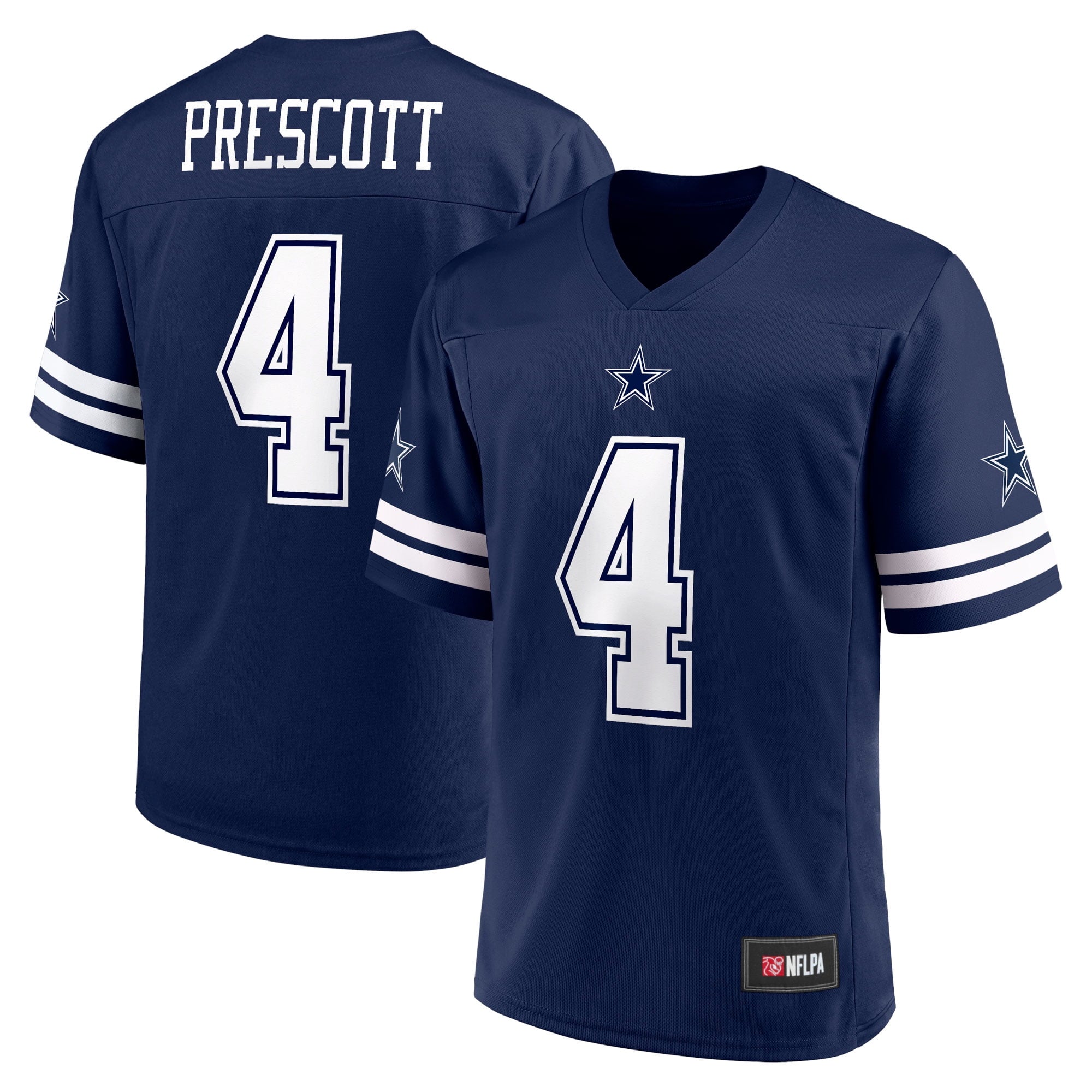 Men s Dallas Cowboys Dak Prescott Fanatics Branded Navy Replica Player Jersey