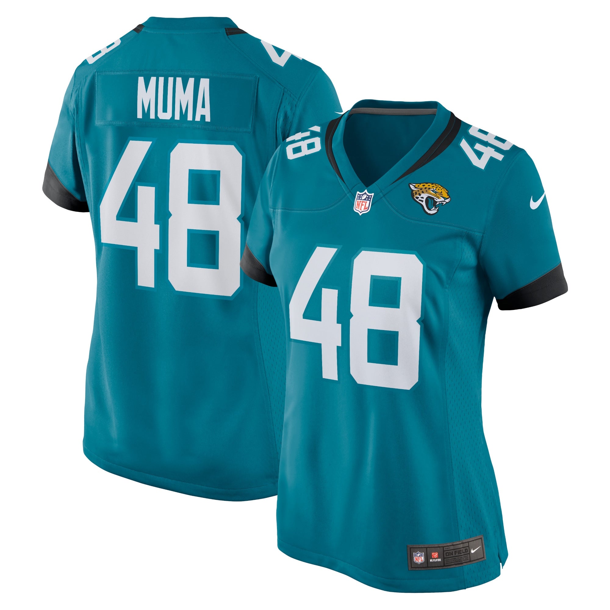 Chad Muma Jacksonville Jaguars Nike Women s Game Jersey   Teal