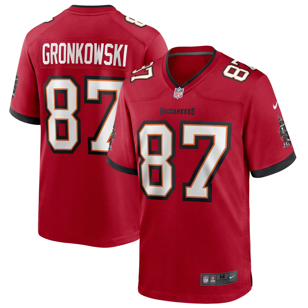 Men s Nike Rob Gronkowski Red Tampa Bay Buccaneers Game Jersey