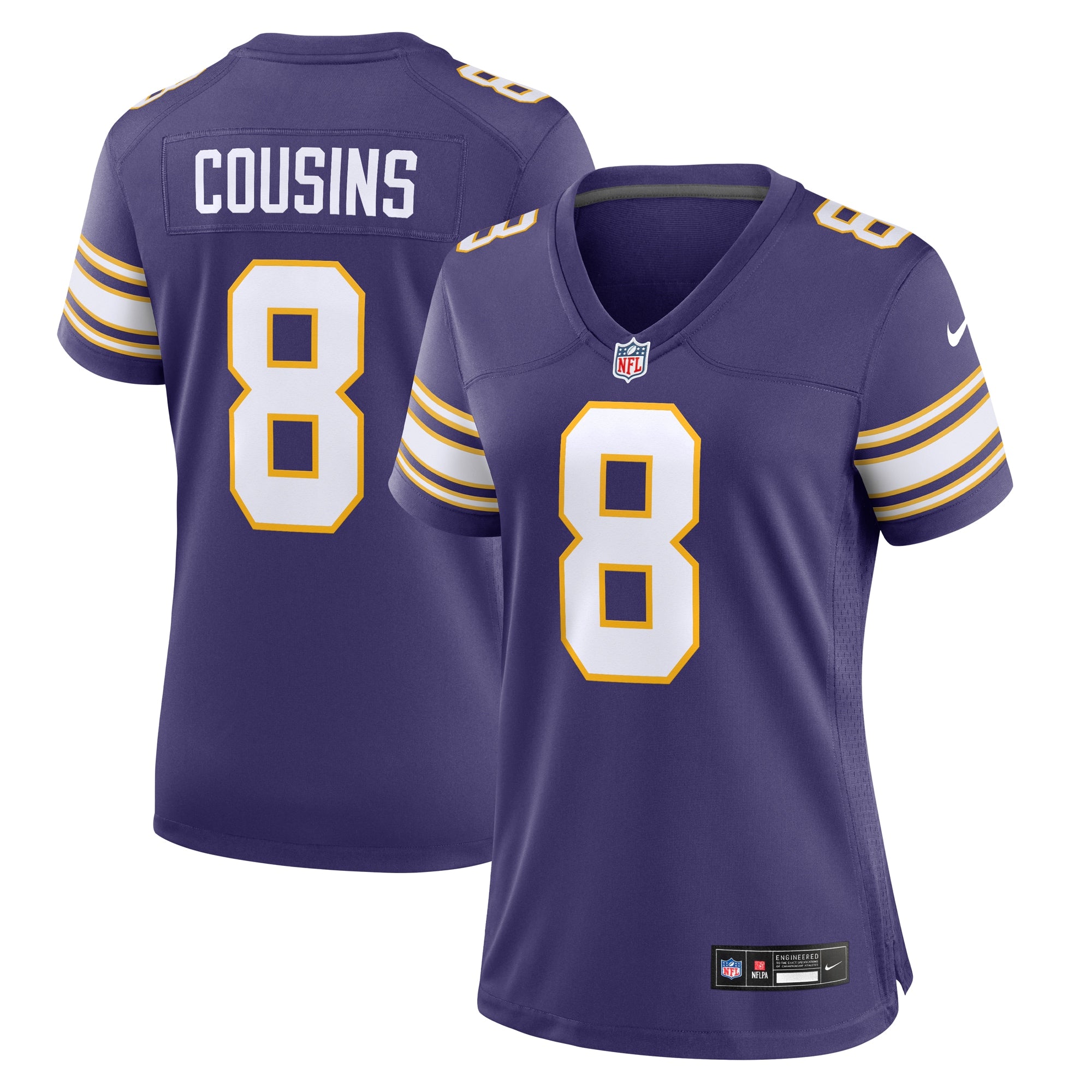 Kirk Cousins Minnesota Vikings Nike Women s Player Jersey   Purple