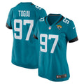 Tommy Togiai Jacksonville Jaguars Nike Women s Team Game Jersey    Teal