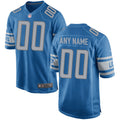 Detroit Lions Nike Custom Game Jersey   Blue