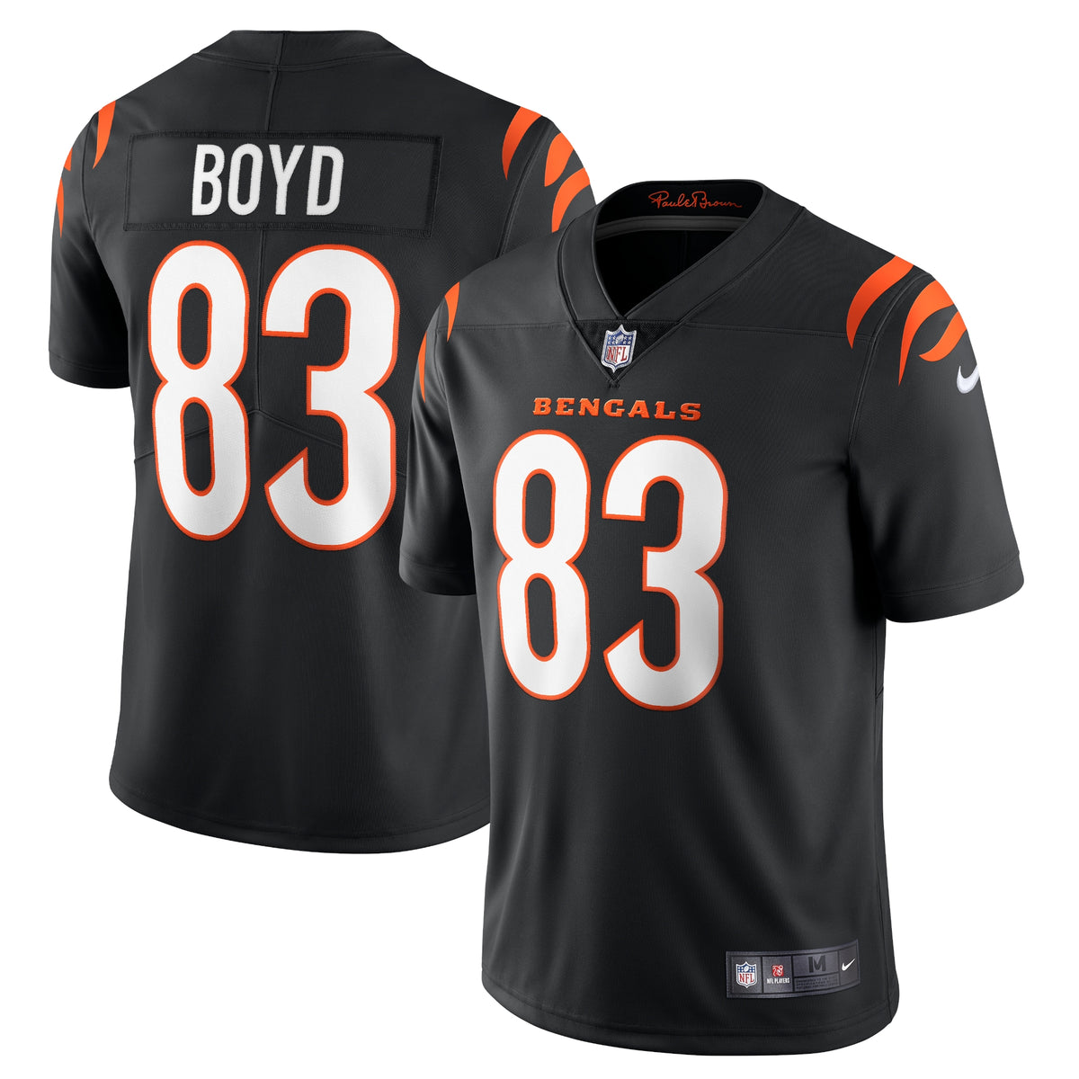 Tyler Boyd Cincinnati Bengals Nike Vapor Limited Jersey   Black
