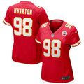 Women s Nike Tershawn Wharton Red Kansas City Chiefs Game Jersey