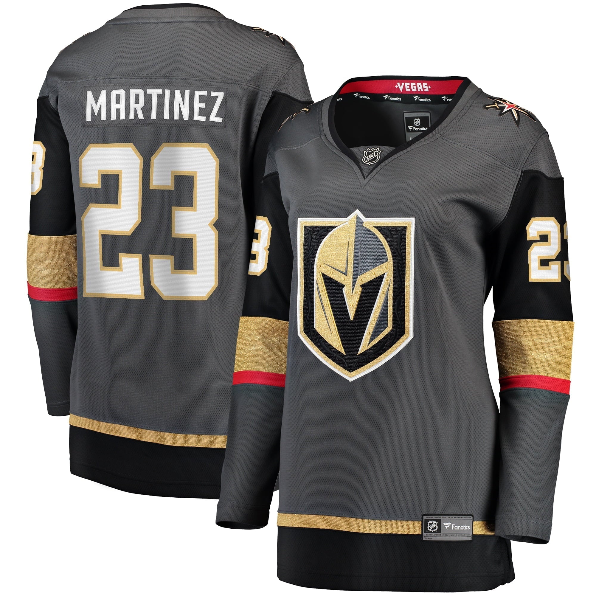 Women's Fanatics Branded Alec Martinez Gray Vegas Golden Knights Breakaway Alternate Player Jersey