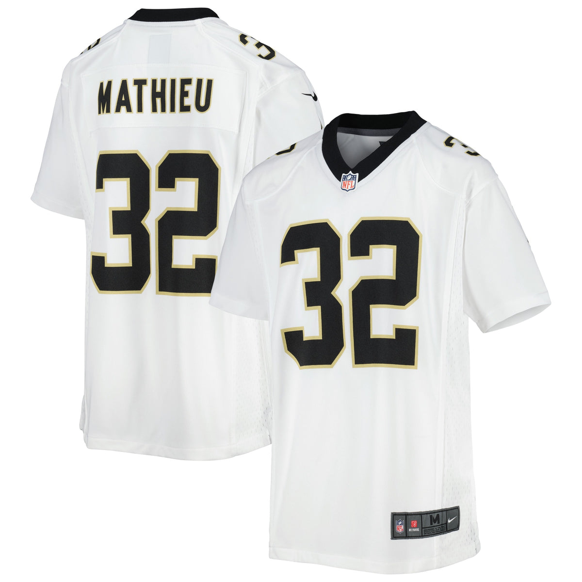 Tyrann Mathieu New Orleans Saints Nike Youth Game Jersey   White