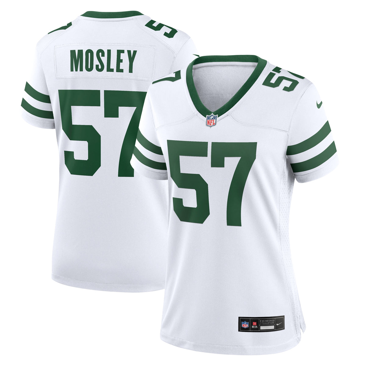 C.J. Mosley New York Jets Nike Women s Legacy Player Game Jersey   White