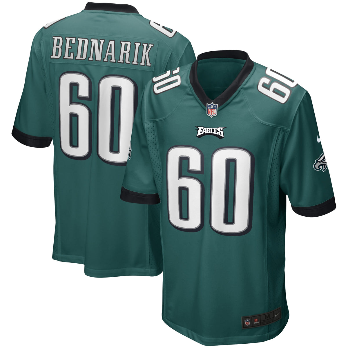 Chuck Bednarik Philadelphia Eagles Nike Game Retired Player Jersey   Midnight Green
