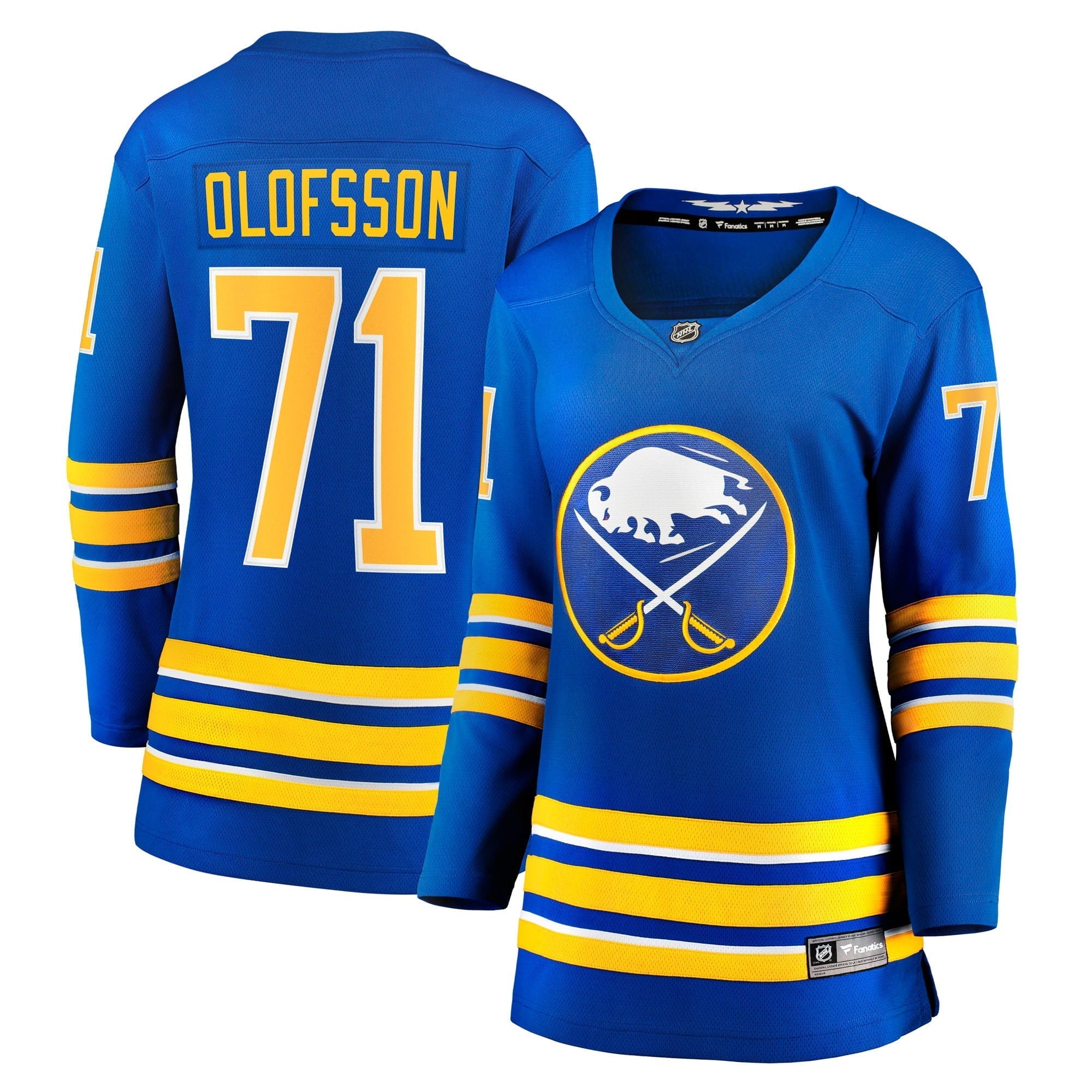 Women's Fanatics Branded Victor Olofsson Royal Buffalo Sabres Breakaway Player Jersey
