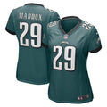 Women s Nike Avonte Maddox Midnight Green Philadelphia Eagles Game Jersey