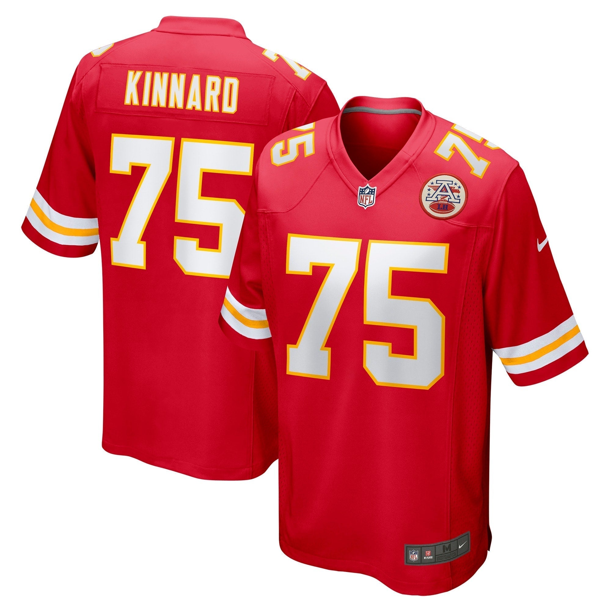 Men s Nike Darian Kinnard Red Kansas City Chiefs Game Player Jersey