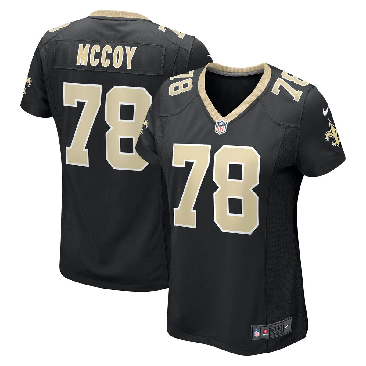 Erik Mccoy New Orleans Saints Nike Women s Game Jersey   Black