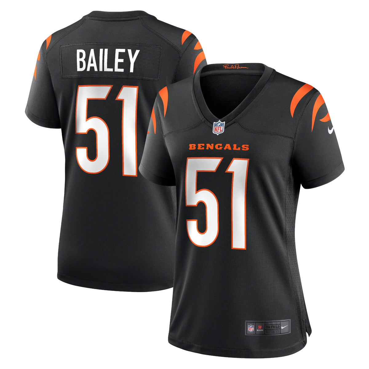 Markus Bailey Cincinnati Bengals Women s Nike Game Jersey   Black
