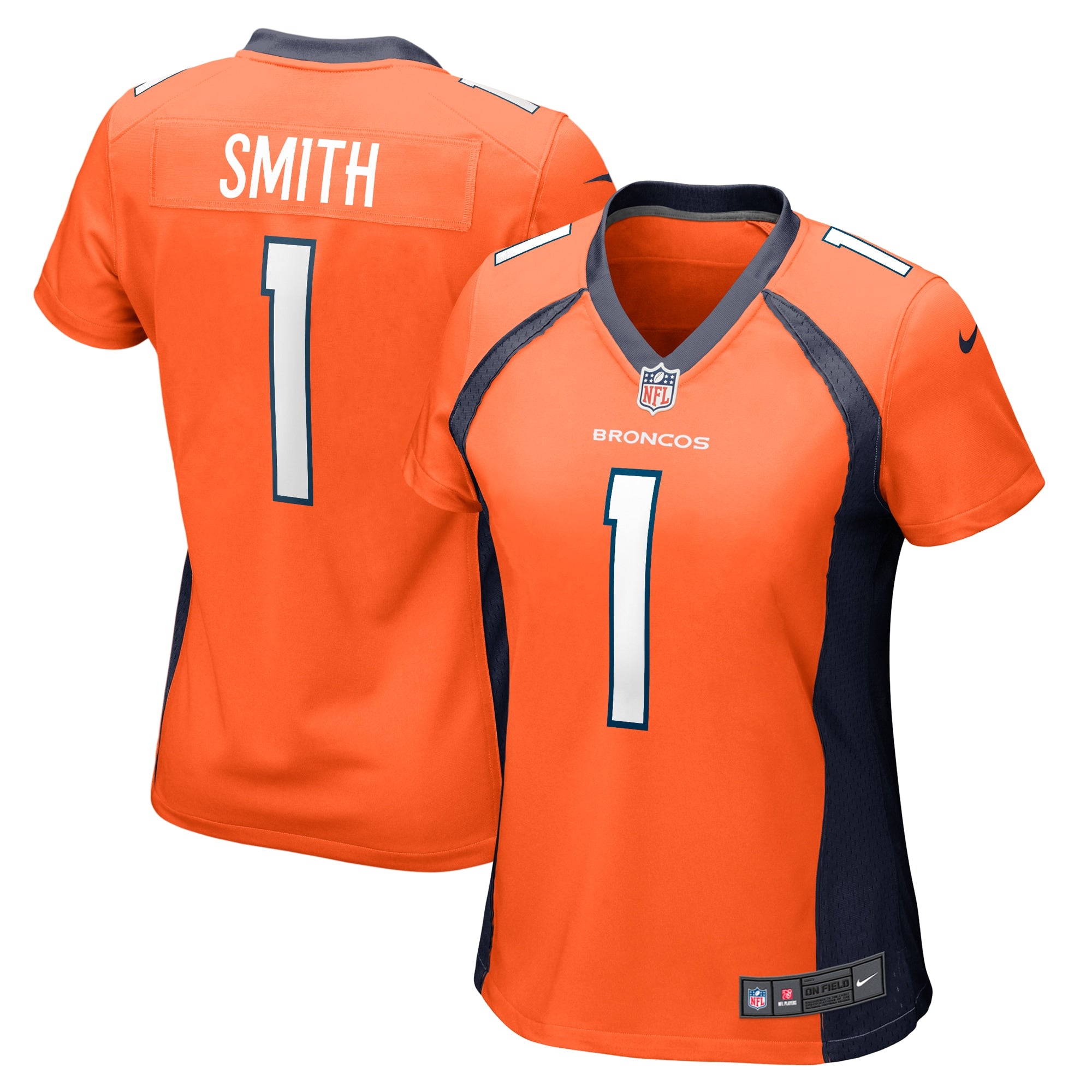 Tremon Smith Denver Broncos Nike Women s Team Game Jersey    Orange
