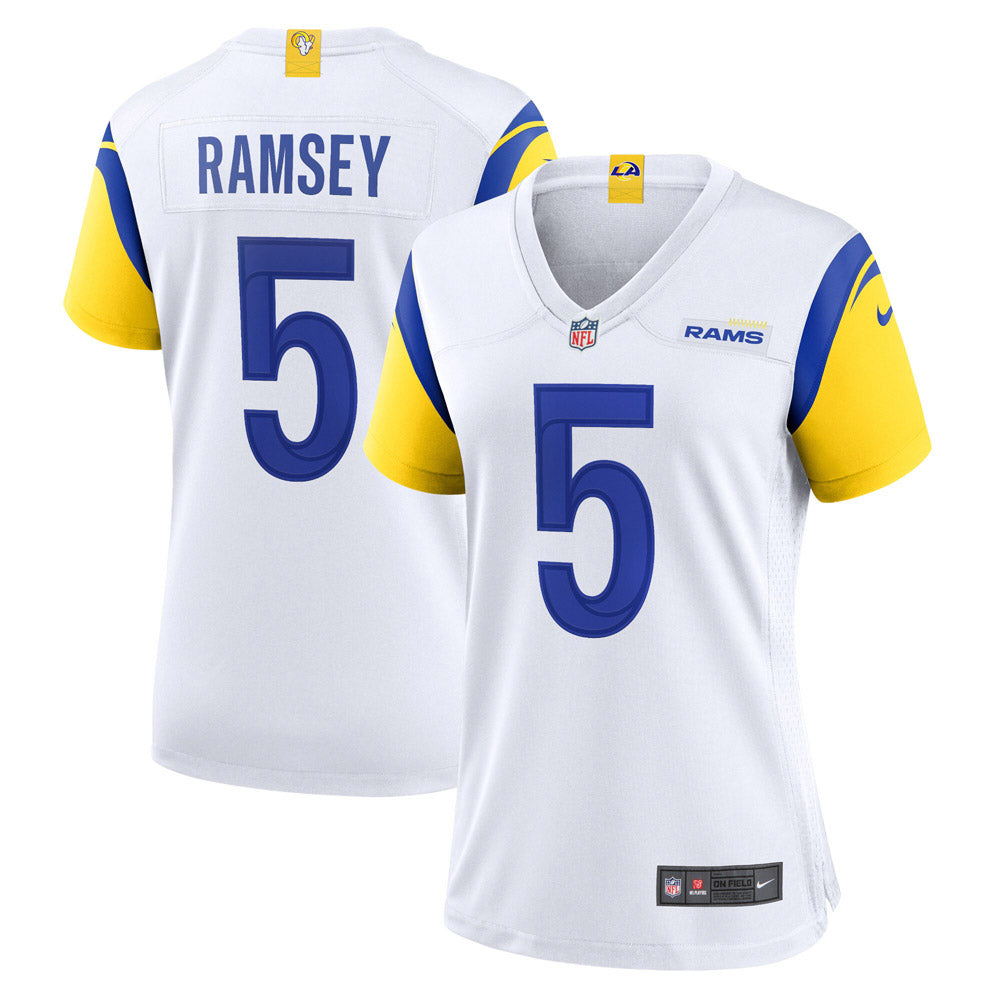 Women s Los Angeles Rams Jalen Ramsey Game Jersey- White