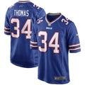 Thurman Thomas Buffalo Bills Nike Game Retired Player Jersey   Royal