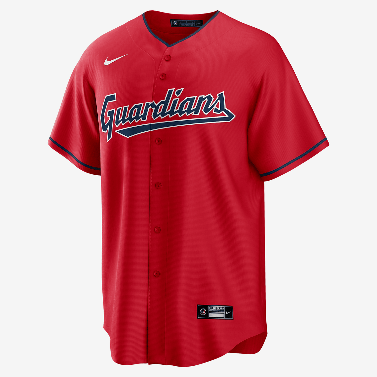 MLB Cleveland Guardians (Jose Ramirez) Men's Replica Baseball Jersey - Red