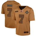 Trevon Diggs Dallas Cowboys Nike Youth 2023 Salute To Service Limited Jersey   Brown