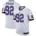 Men s New York Giants Michael Strahan Legend Jersey White