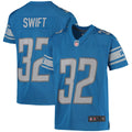 Youth Detroit Lions D Andre Swift Game Jersey Blue