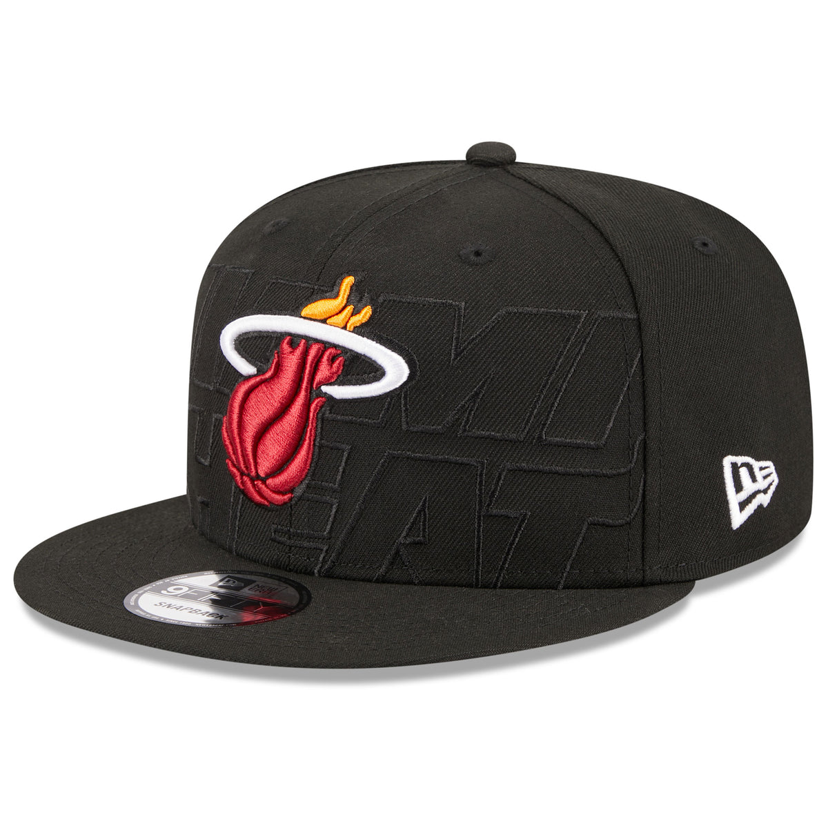 Miami Heat New Era 2023 NBA Draft 9FIFTY Snapback Hat - Black