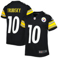 Mitchell Trubisky Pittsburgh Steelers Nike Youth Game Jersey   Black