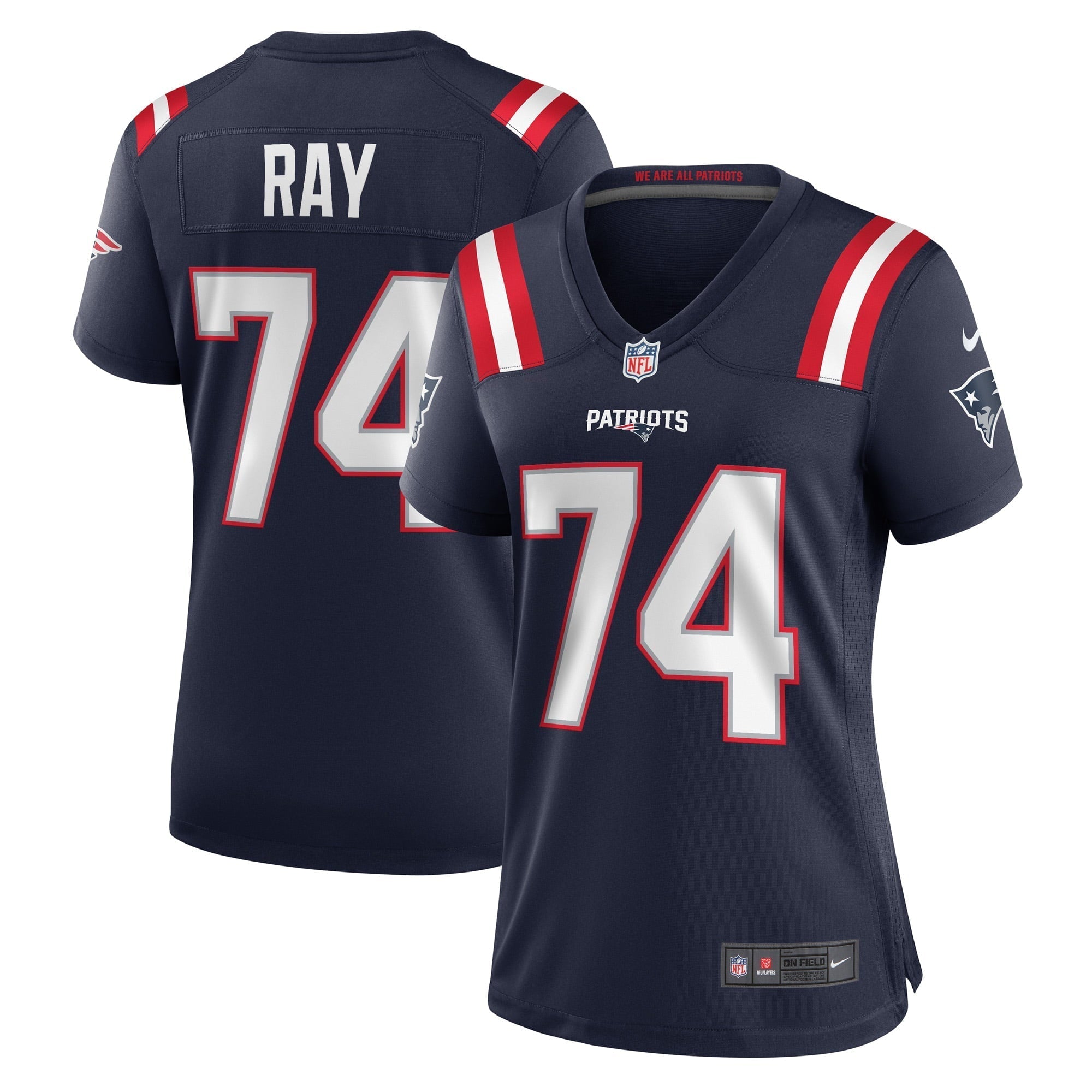 Women s Nike LaBryan Ray Navy New England Patriots Game Player Jersey