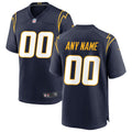 Los Angeles Chargers Nike Alternate Custom Game Jersey   Navy