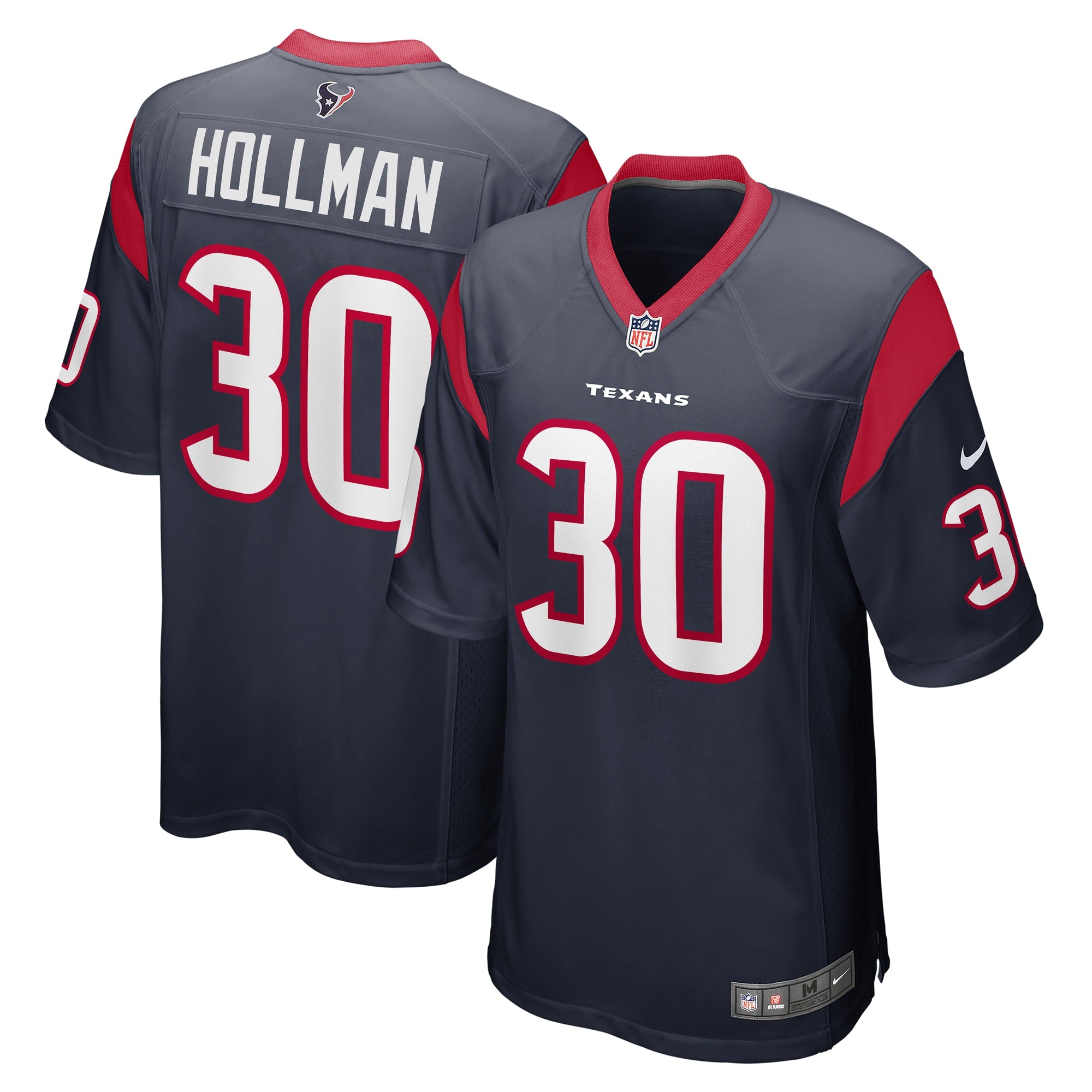 Ka Dar Hollman Houston Texans Nike Team Game Jersey    Navy
