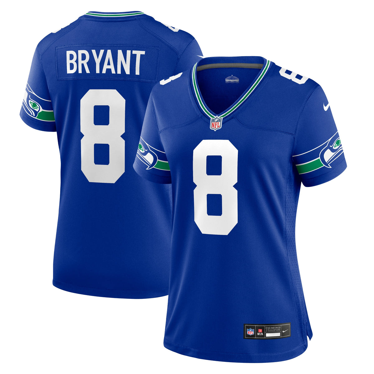 Coby Bryant Seattle Seahawks Nike Women s Throwback Player Game Jersey Royal