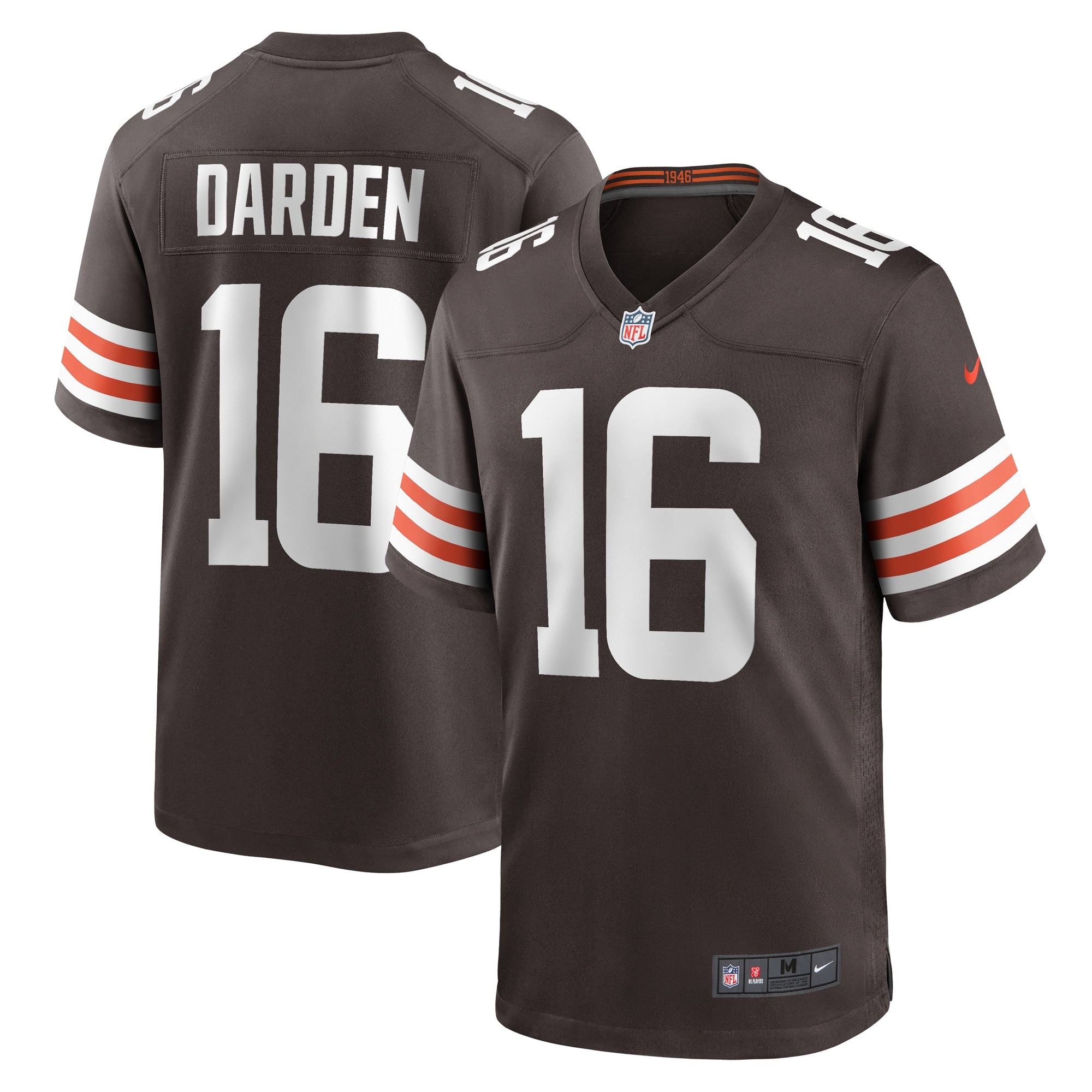 Jaelon Darden Cleveland Browns Nike Team Game Jersey    Brown