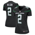 Zach Wilson New York Jets Nike Women s Player Jersey   Black