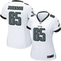 Women s Philadelphia Eagles Lane Johnson Game Jersey   White