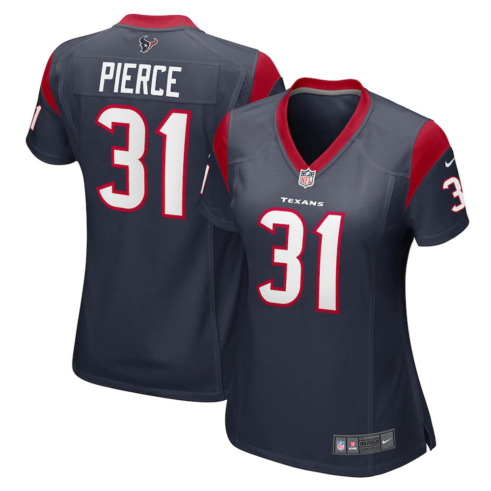 Women s Houston Texans Dameon Pierce Game Jersey   Navy