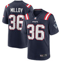 Lawyer Milloy New England Patriots Nike Game Retired Player Jersey   Navy
