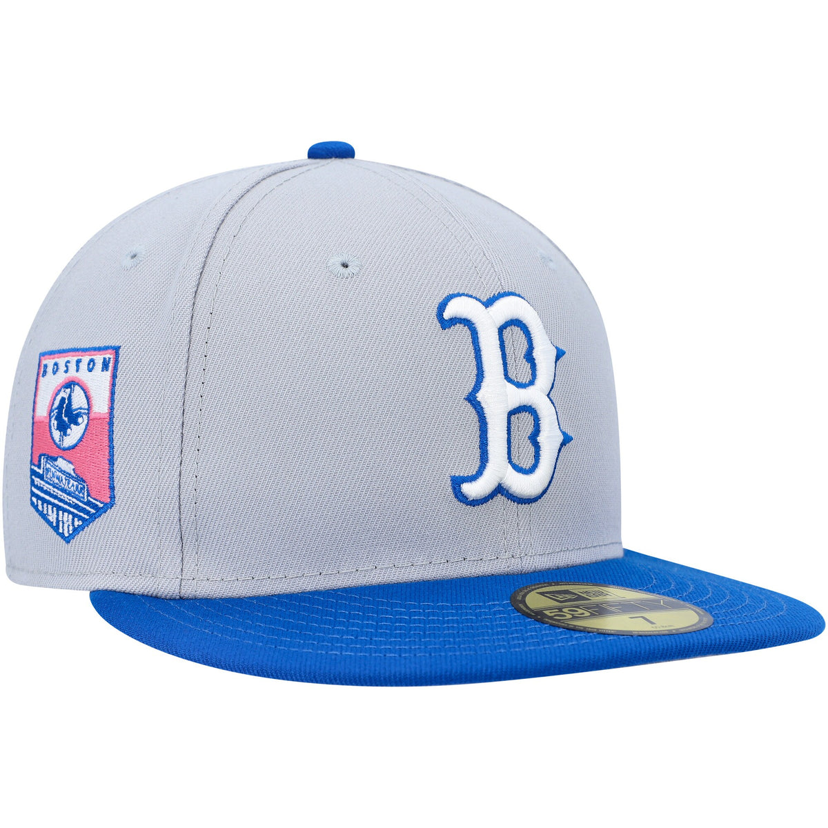 Boston Red Sox New Era Dolphin 59FIFTY Fitted Hat - Gray/Blue
