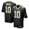 Men s Nike Tre Quan Smith Black New Orleans Saints Game Jersey