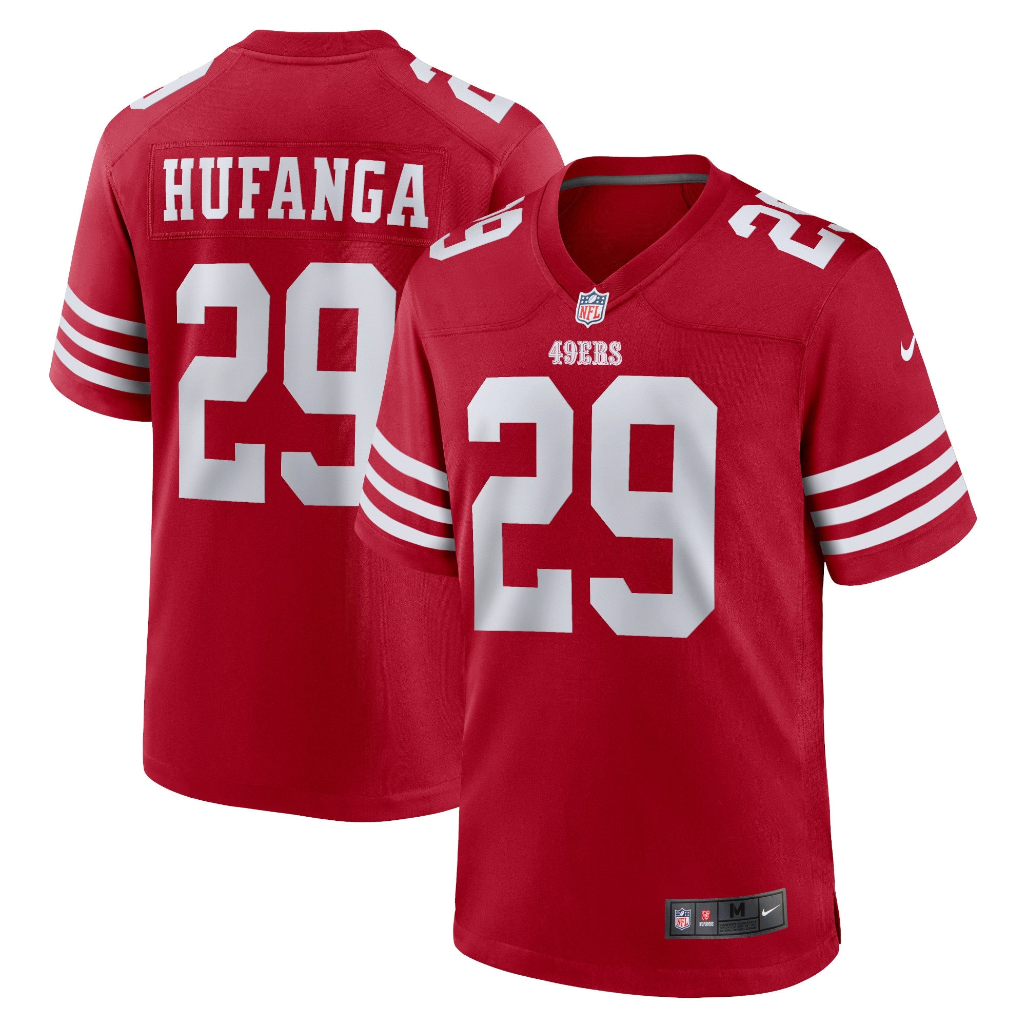 Talanoa Hufanga San Francisco 49ers Nike Game Player Jersey   Scarlet