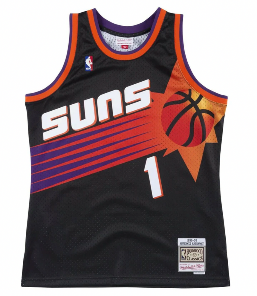 Men's Phoenix Suns Anfernee 'Penny' Hardaway Mitchell & Ness Black 1999-2000 Hardwood Classics Swingman Jersey