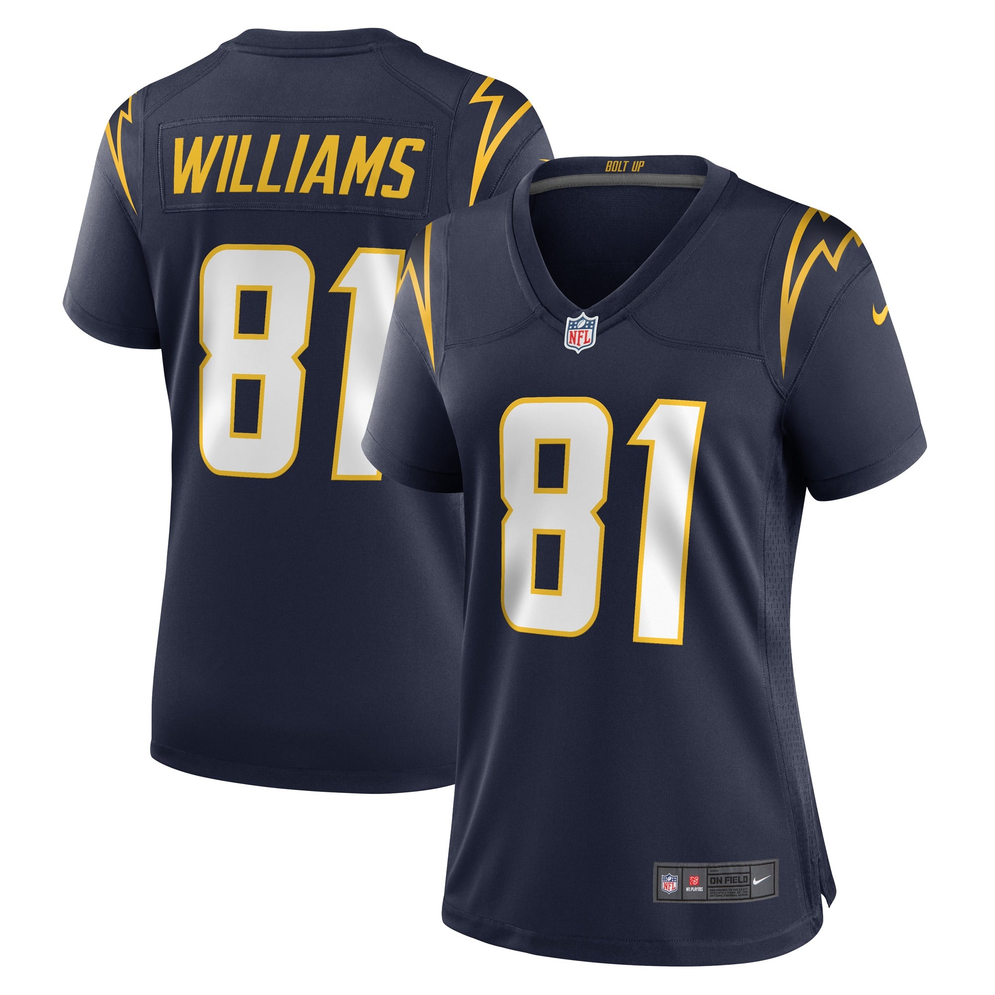 Mike Williams Los Angeles Chargers Nike Women s Alternate Team Game Jersey   Navy